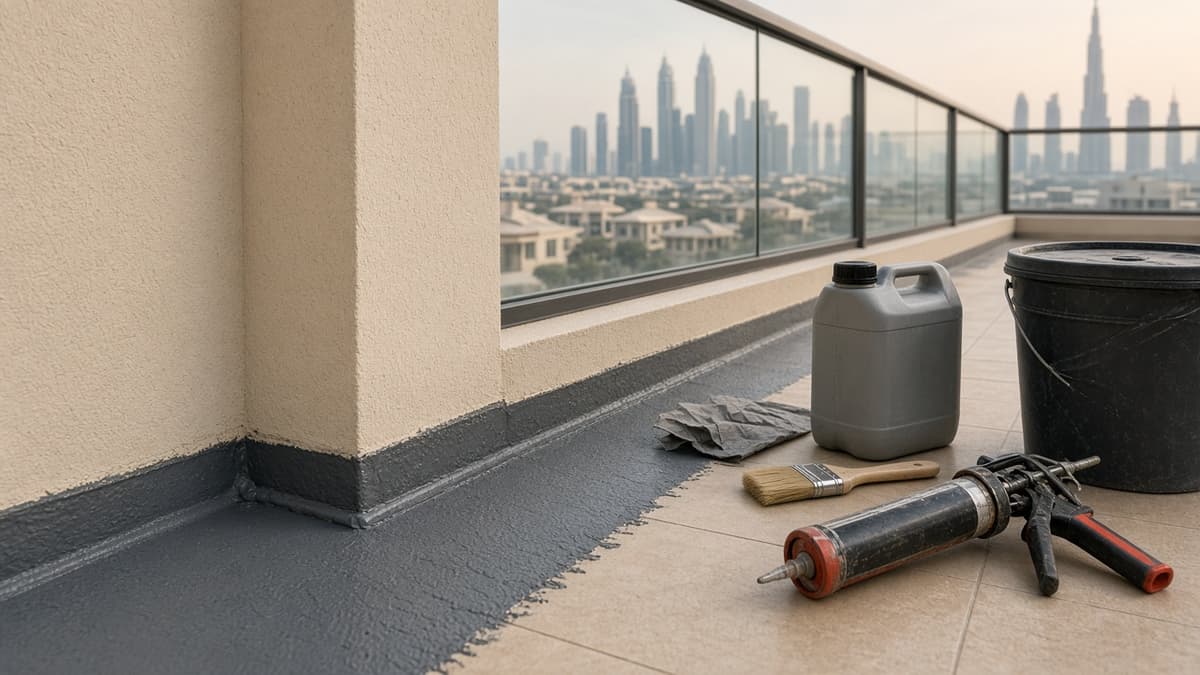 Gutter Cleaning — Roofing, Waterproofing & Sealing services in the UAE