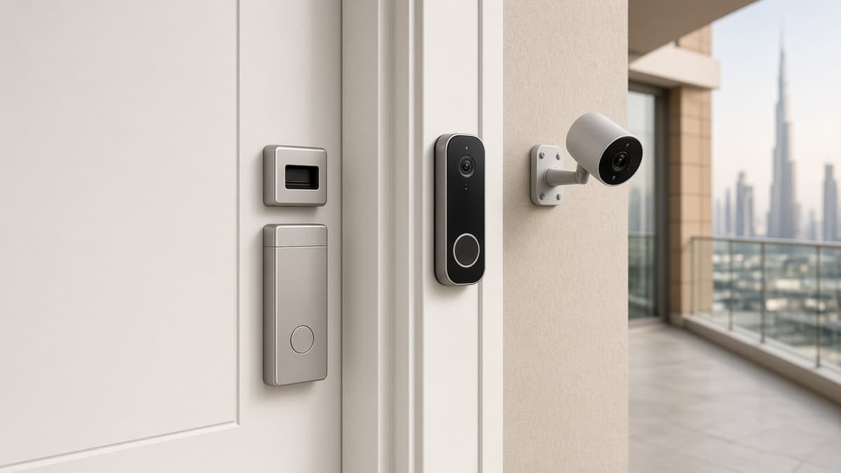 Security Camera Mounting — Smart Home & Security services in the UAE